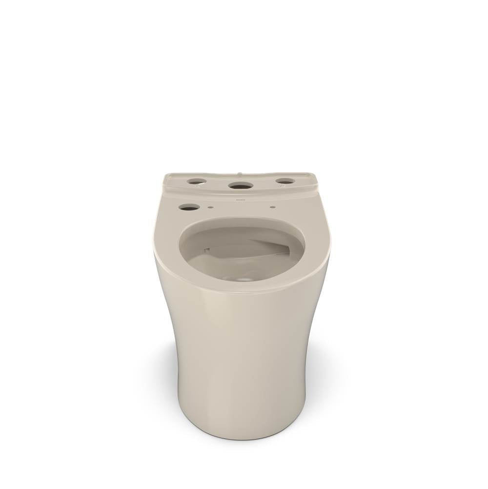 Toto Aquia Iv Washlet+ Elongated Skirted Toilet Bowl With Cefiontect, Cotton White