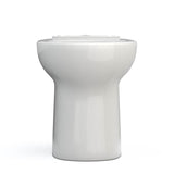 Toto Drake Round Tornado Flush Toilet Bowl With Cefiontect, Cotton White