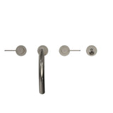 Toto Gf Two Lever Handle Deck-Mount Roman Tub Filler Trim With Handshower, Brushed Nickel
