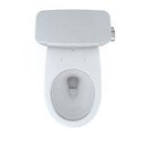 Toto Drake Two-Piece Round 1.6 Gpf Universal Height Tornado Flush Toilet, Ebony
