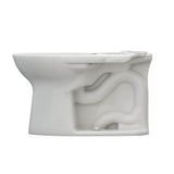 Toto Drake Elongated Tornado Flush Toilet Bowl With Cefiontect, Cotton White