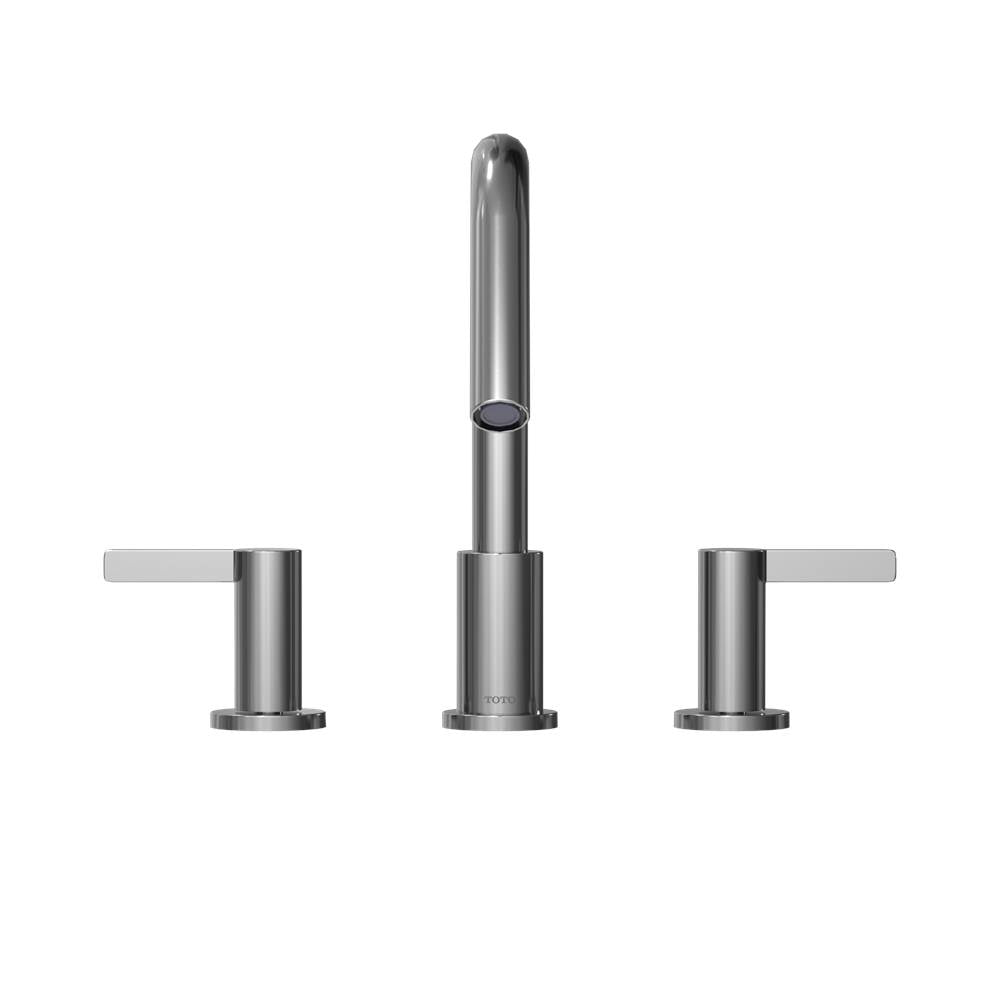Toto Gf Two Lever Handle Deck-Mount Roman Tub Filler Trim, Brushed Nickel