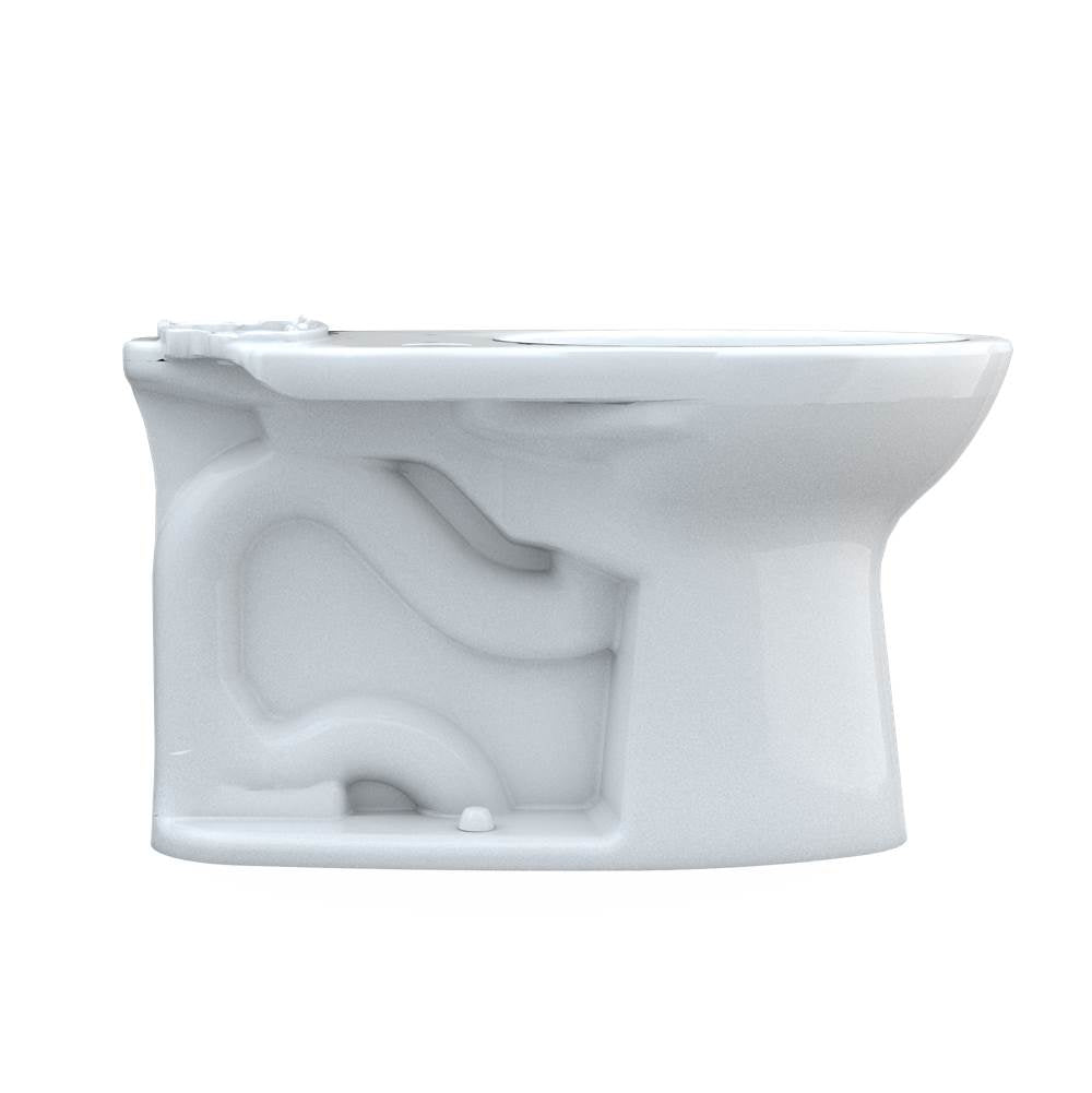 Toto Drake Elongated Universal Height Tornado Flush Toilet Bowl With Cefiontect, Washlet+ Ready, Cotton White