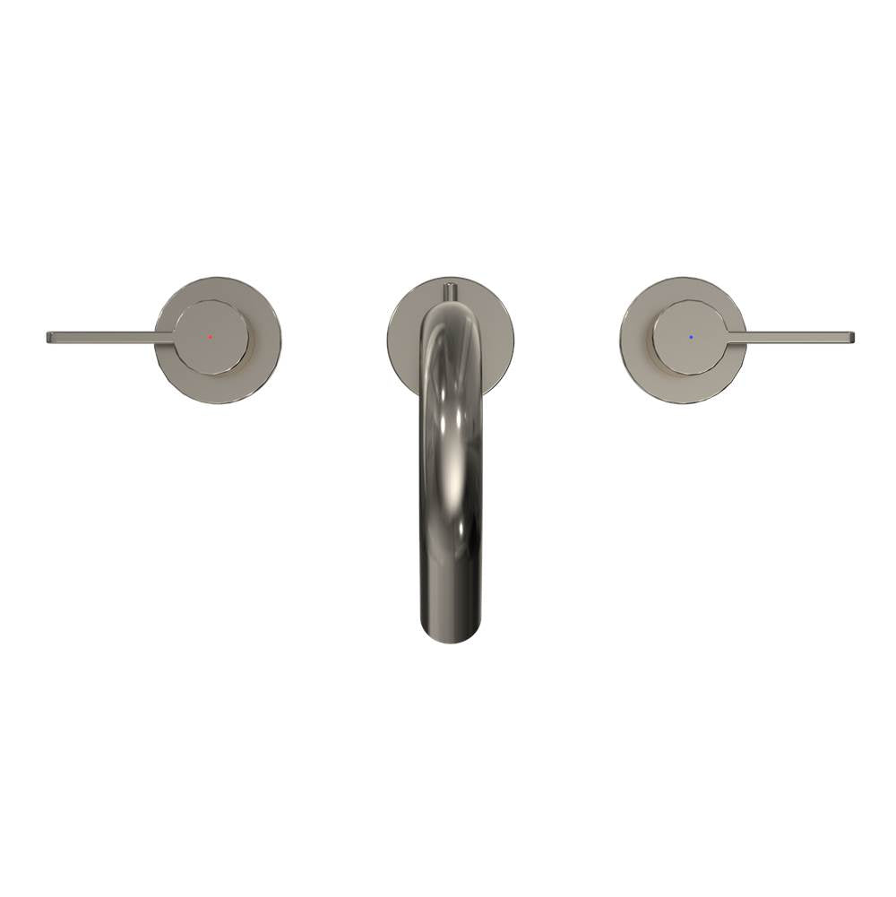 Toto Gf Series 1.2 Gpm Two Lever Handle Widespread Bathroom Sink Faucet, Brushed Nickel