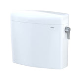 Toto Aquia Iv Cube Dual Flush 1.28 And 0.9 Gpf Toilet Tank Only With Right Hand Trip Lever, Cotton White