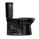 Toto Drake Transitional Two-Piece Elongated 1.28 Gpf Tornado Flush Toilet, Ebony