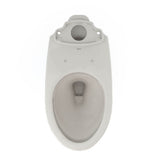 Toto Drake Elongated Tornado Flush Toilet Bowl With Cefiontect, Cotton White