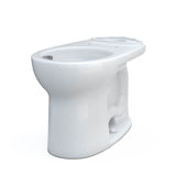 Toto Drake Round Tornado Flush Toilet Bowl With Cefiontect, Cotton White