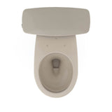 Toto Drake Transitional Two-Piece Round 1.28 Gpf Universal Height Tornado Flush Toilet With Cefiontect, Cotton White