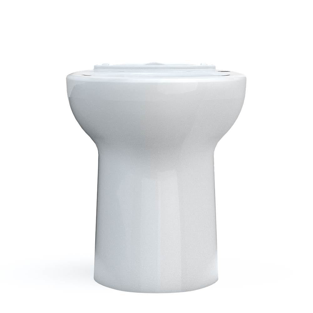 Toto Drake Elongated Tornado Flush Toilet Bowl, Washlet+ Ready, Cotton White