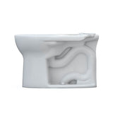 Toto Drake Round Tornado Flush Toilet Bowl With Cefiontect, Cotton White