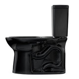 Toto Drake  Two-Piece Elongated 1.6 Gpf Universal Height Tornado Flush Toilet, Ebony