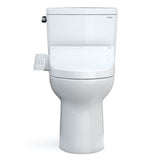 Toto Drake Washlet+ Two-Piece Elongated 1.28 Gpf Universal Height Tornado Flush Toilet With C2 Bidet Seat, 10 Inch Rough-In, Cotton White