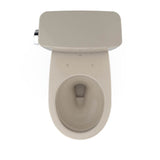 Toto Drake Two-Piece Round 1.6 Gpf Universal Height Tornado Flush Toilet With Cefiontect, Cotton White
