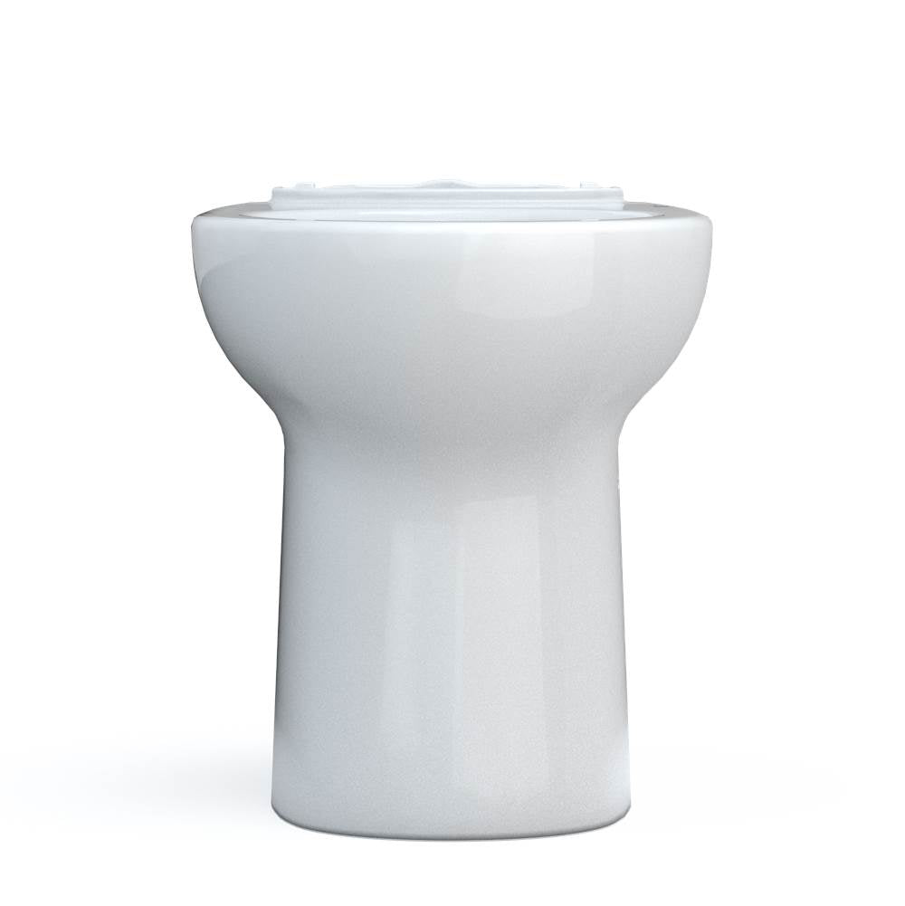 Toto Drake Round Tornado Flush Toilet Bowl With Cefiontect, Cotton White