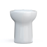 Toto Drake Round Tornado Flush Toilet Bowl With Cefiontect, Cotton White