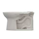 Toto Drake Elongated Universal Height Tornado Flush Toilet Bowl With Cefiontect, Cotton White