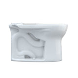 Toto Drake Round Tornado Flush Toilet Bowl With Cefiontect, Cotton White