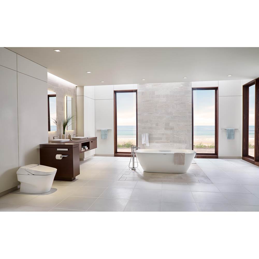 Neorest Freestanding Bathtub Cotton Cp With Drain
