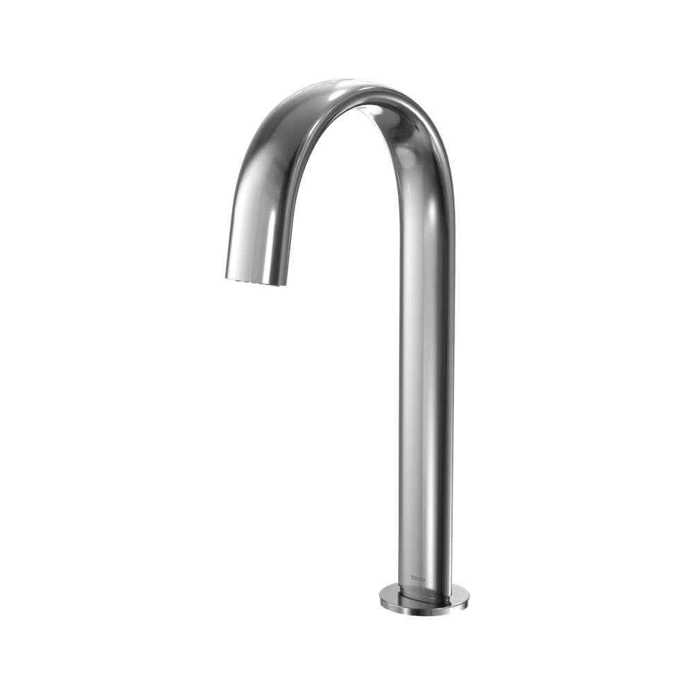 Toto Gooseneck Vessel Ac Powered 0.5 Gpm Touchless Bathroom Faucet With Thermostatic Mixing Valve, 20 Second Continuous Flow, Polished Chrome