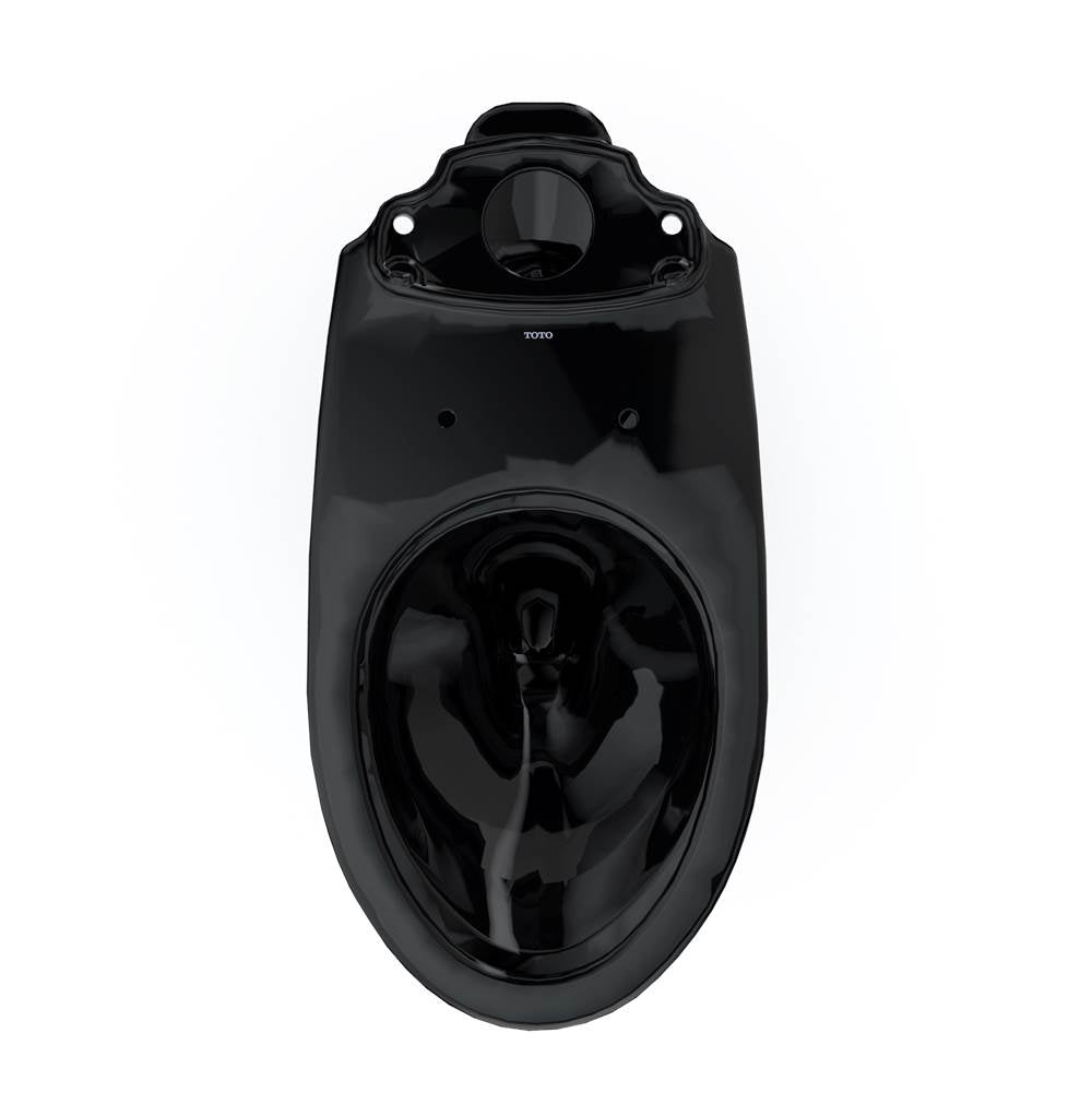 Toto Drake Elongated Tornado Flush Toilet Bowl, Ebony