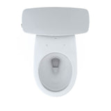 Toto Drake Transitional Two-Piece Round 1.28 Gpf Universal Height Tornado Flush Toilet With Cefiontect, Cotton White