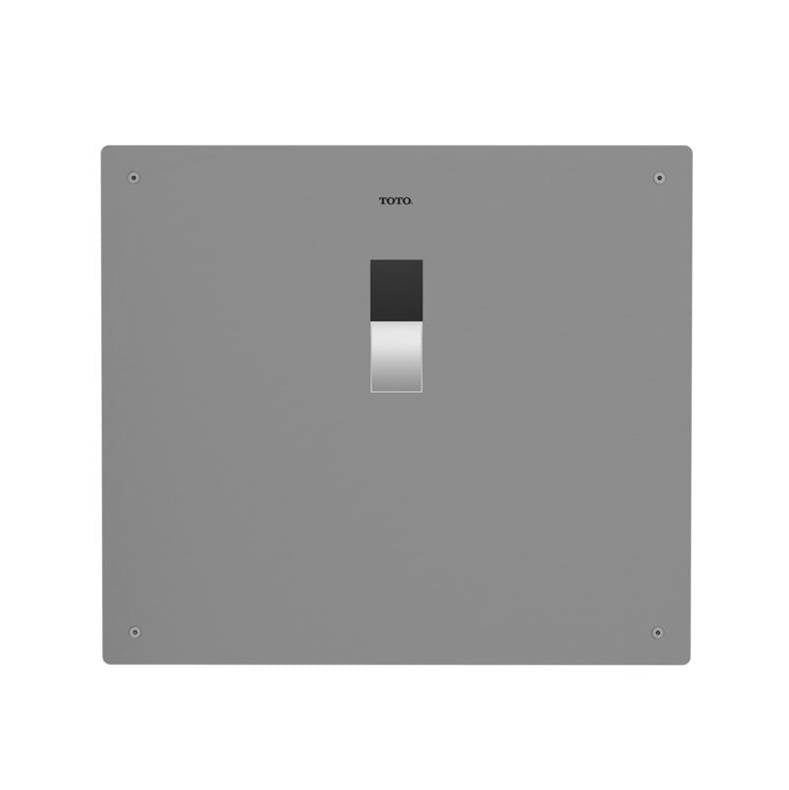 TOTO - Toto Ecopower Touchless 1.6 Gpf Toilet Flushometer Valve With 14 X 12 Cover Plate And Vacuum Breaker Set For Back Spud, Stainless Steel - Stainless Steel