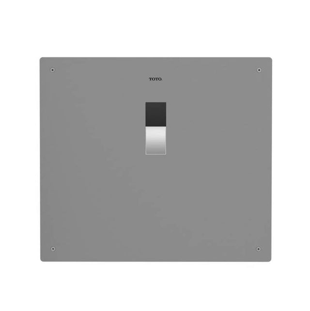 TOTO - Toto Ecopower Touchless 1.6 Gpf Toilet Flushometer Valve With 14 X 12 Cover Plate And Vacuum Breaker Set For Back Spud, Stainless Steel - Stainless Steel