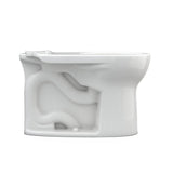 Toto Drake Round Tornado Flush Toilet Bowl With Cefiontect, Cotton White