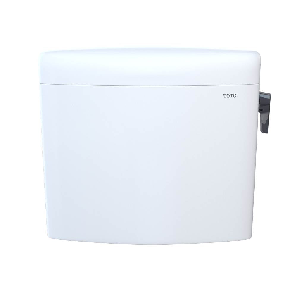 Toto Aquia Iv Cube Dual Flush 1.28 And 0.9 Gpf Toilet Tank Only With Right Hand Trip Lever, Cotton White
