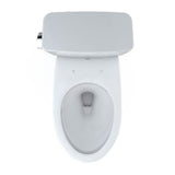 Toto Drake Two-Piece Elongated 1.28 Gpf Universal Height Tornado Flush Toilet With Cefiontect, Cotton White