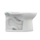 Toto Drake Elongated Tornado Flush Toilet Bowl With Cefiontect, Cotton White