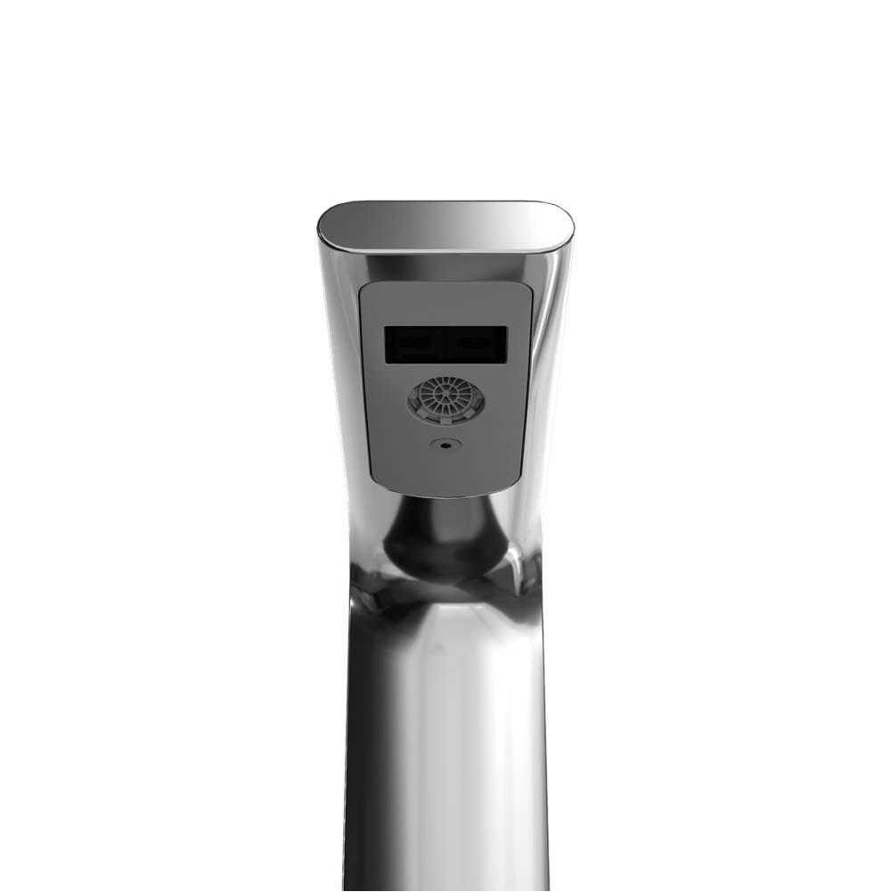 Toto Libella Semi-Vessel Ac Powered 0.5 Gpm Touchless Bathroom Faucet With Mixing Valve, 10 Second On-Demand Flow, Polished Chrome