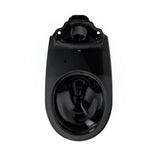 Toto Drake Round Tornado Flush Toilet Bowl, Ebony