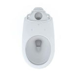 Toto Drake Round Tornado Flush Toilet Bowl With Cefiontect, Cotton White