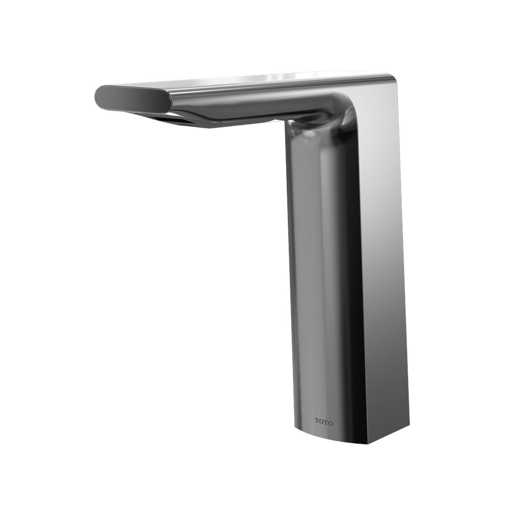 Toto Libella Semi-Vessel Ac Powered 0.5 Gpm Touchless Bathroom Faucet With Thermostatic Mixing Valve, 10 Second On-Demand Flow, Polished Chrome