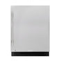 True Residential - Stainless Solid -  2 Black Wire Shelves - Hinge Right (Rs) - Hinging Is Field Reversible