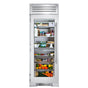 True Residential - 30Inch Column - All Refrigerator - Stainless Glass Door - Hinged Left (L)