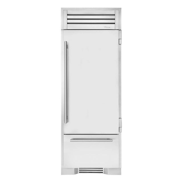 True Residential - 30Inch Refrigerator/Bottom Freezer - Stainless Solid Door - Hinged Right (R) - Integrated Ice Maker