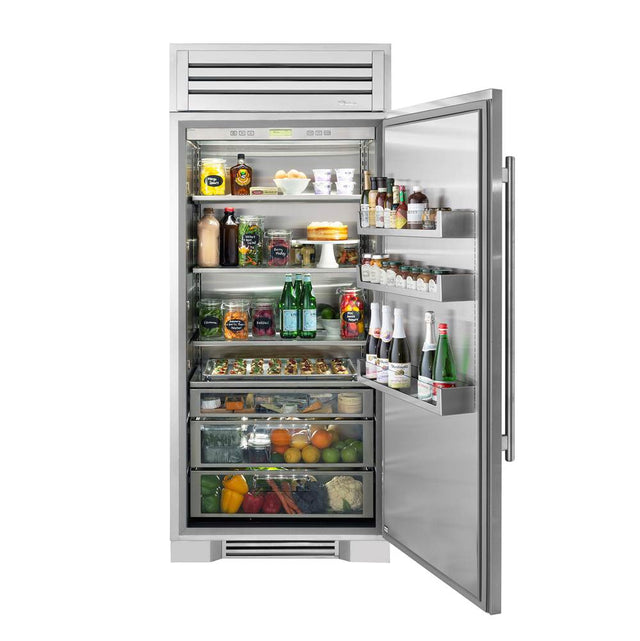 True Residential - 36Inch Column - All Refrigerator - Stainless Door - Hinged Right (R)