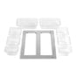 True Residential - Drawer Pan Kit - (2) 1/3 Pans, (4) 1/6 Pans, (2) 1/9 Pans - Drawer Models Only