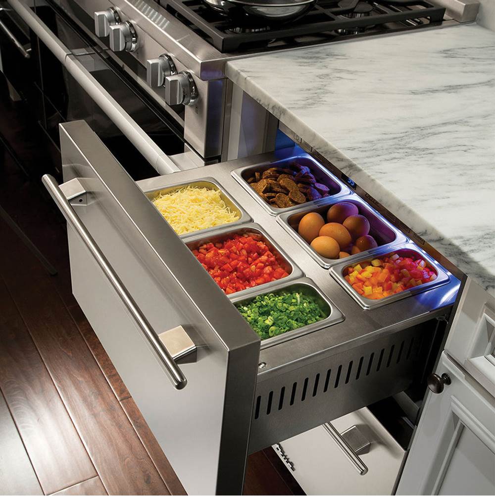Drawer Pan Kit - (2) 1/3 Pans, (4) 1/6 Pans, (2) 1/9 Pans - Drawer Models Only
