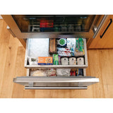 36'' Refrigerator/Bottom Freezer - Stainless Steel - Stainless Solid Door - Hinged Left (L)