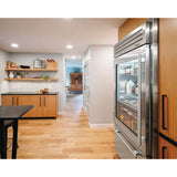 36'' Refrigerator/Bottom Freezer - Stainless Steel - Stainless Solid Door - Hinged Left (L)