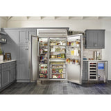 Integrated Model, Articulating/Soft Close Hinge, Stainless Door Panel - Hinge Left (L)