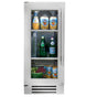 True Residential - Stainless Glass - 2 Glass Shelves - Hinge Left (L) - Stainless Steel