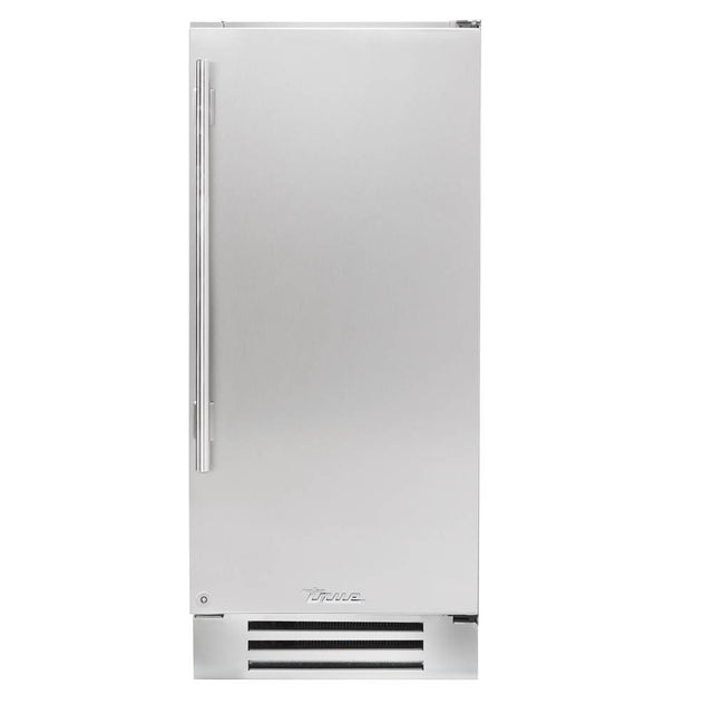 True Residential - Stainless Door - 2 Glass Shelves - Hinge Right (R) - Stainless Steel