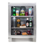 True Residential - Stainless Glass - 2 Glass Shelves - Hinge Left (L) - Stainless Steel