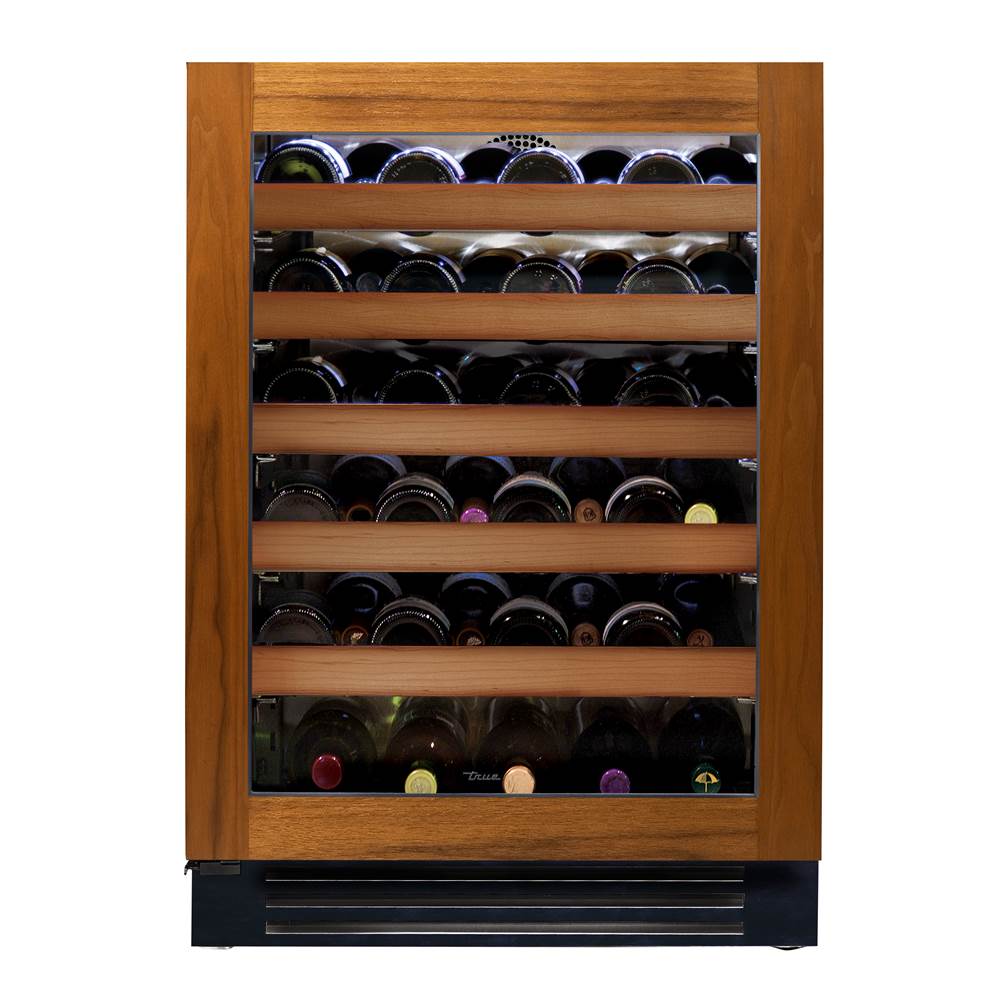 True Residential - Panel Ready/Glass - 5 Pullout Wine, 1 Floor Cradle - Hinge Left (L)