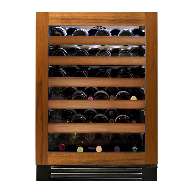 True Residential - Panel Ready/Glass - 5 Pullout Wine, 1 Floor Cradle - Hinge Right (R)